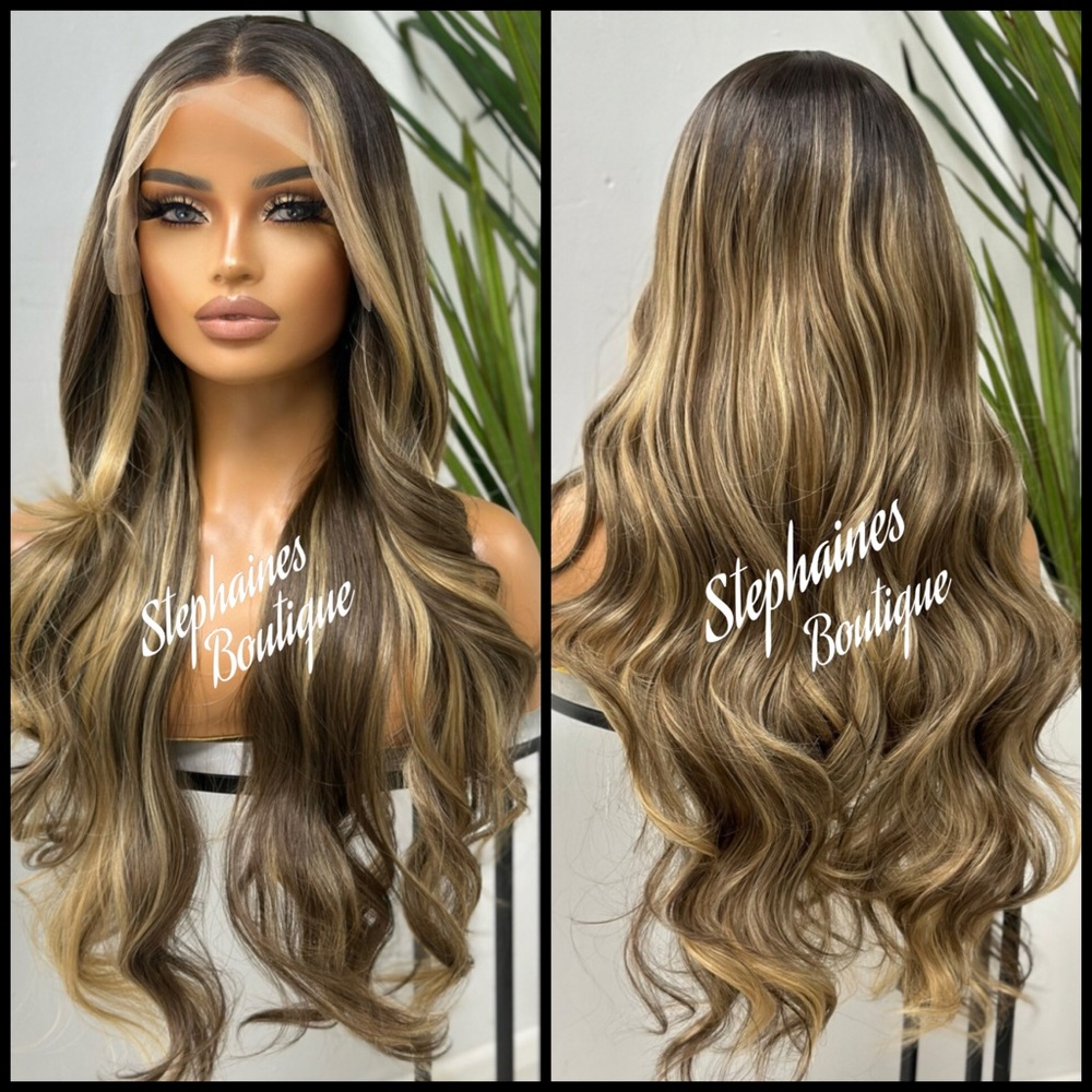 Human Hair Blended Lace Front Wig